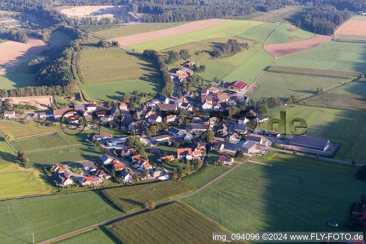 Vue aérienne de Quartier Otterswang in Pfullendorf dans le département Bade-Wurtemberg, Allemagne