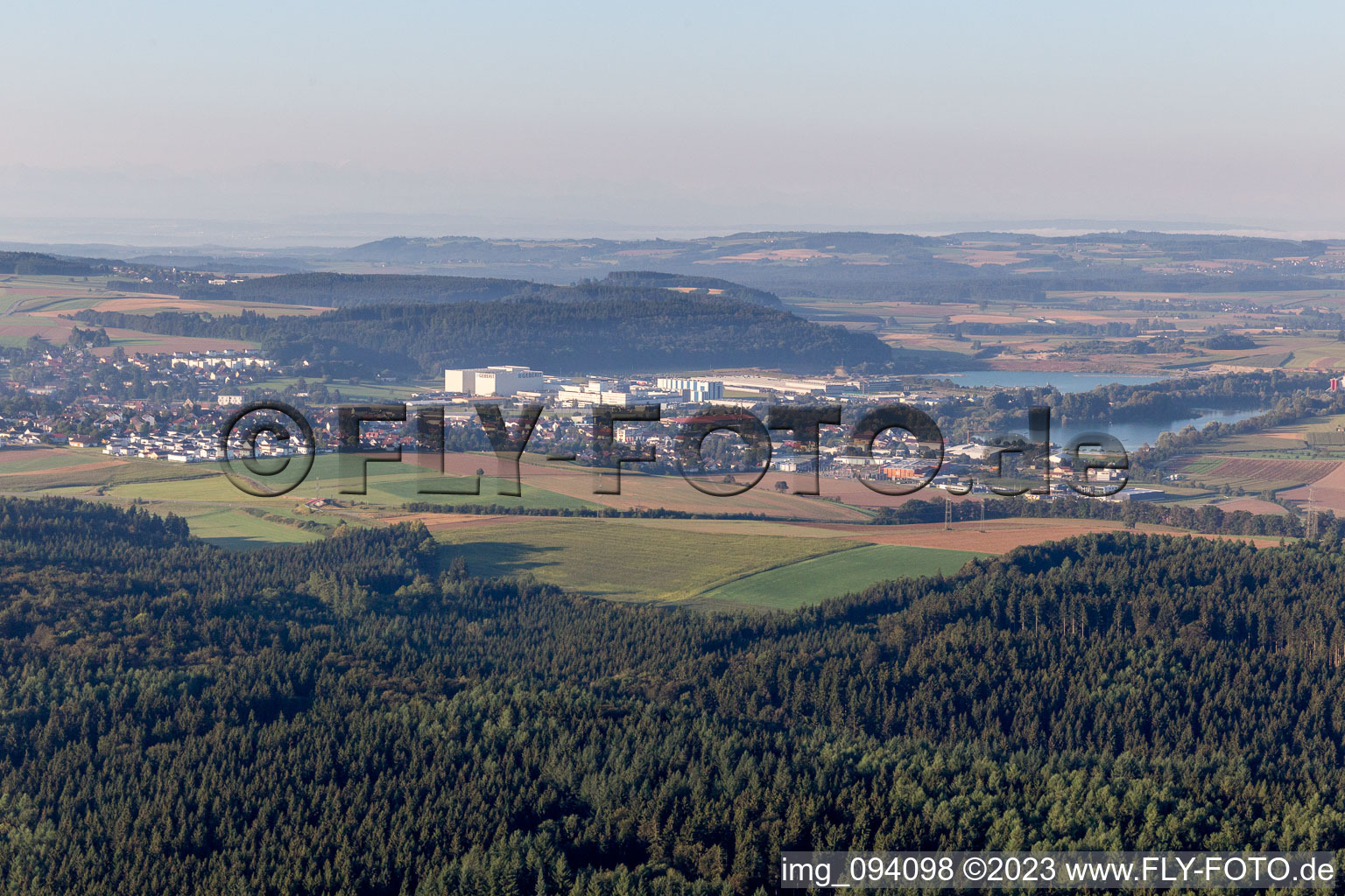 Vue aérienne de Pfullendorf dans le département Bade-Wurtemberg, Allemagne