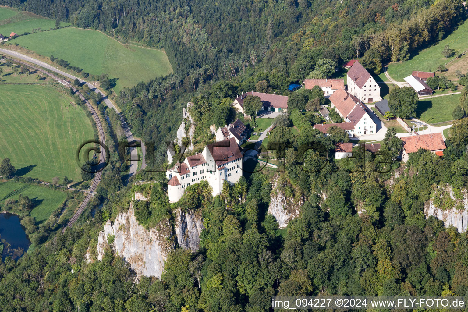 Vue aérienne de Beuron dans le département Bade-Wurtemberg, Allemagne