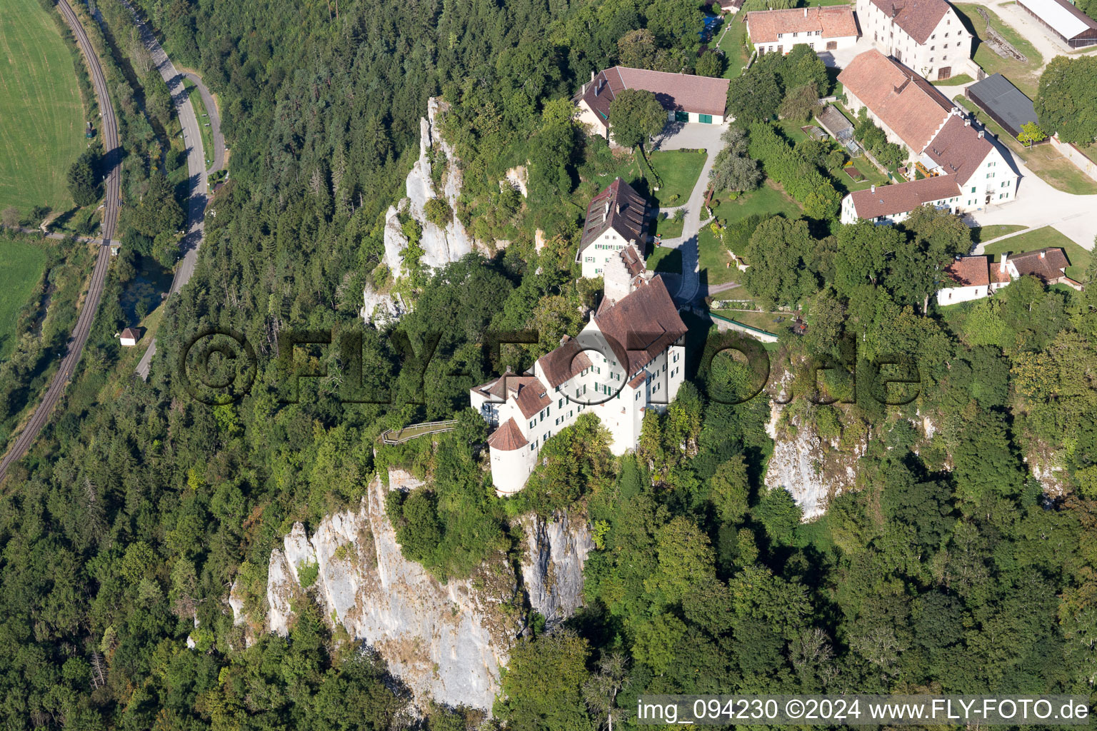 Beuron dans le département Bade-Wurtemberg, Allemagne d'en haut