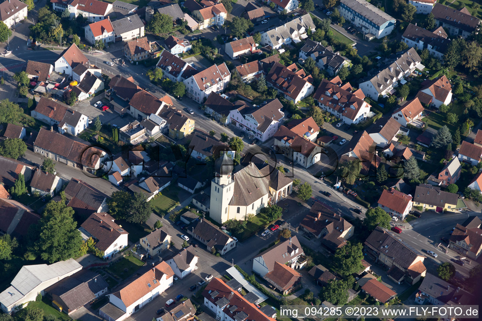 Photographie aérienne de Böhringen dans le département Bade-Wurtemberg, Allemagne