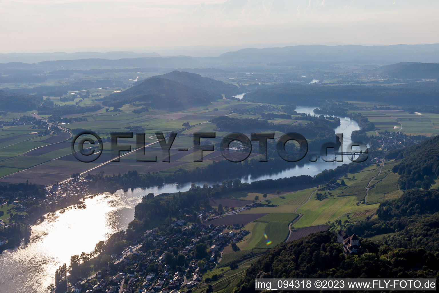 Photographie aérienne de Stein am Rhein dans le département Schaffhouse, Suisse