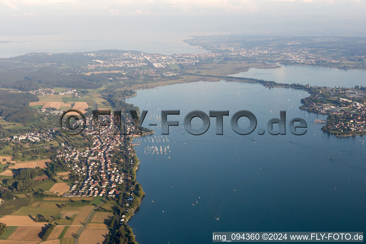 Photographie aérienne de Allensbach dans le département Bade-Wurtemberg, Allemagne