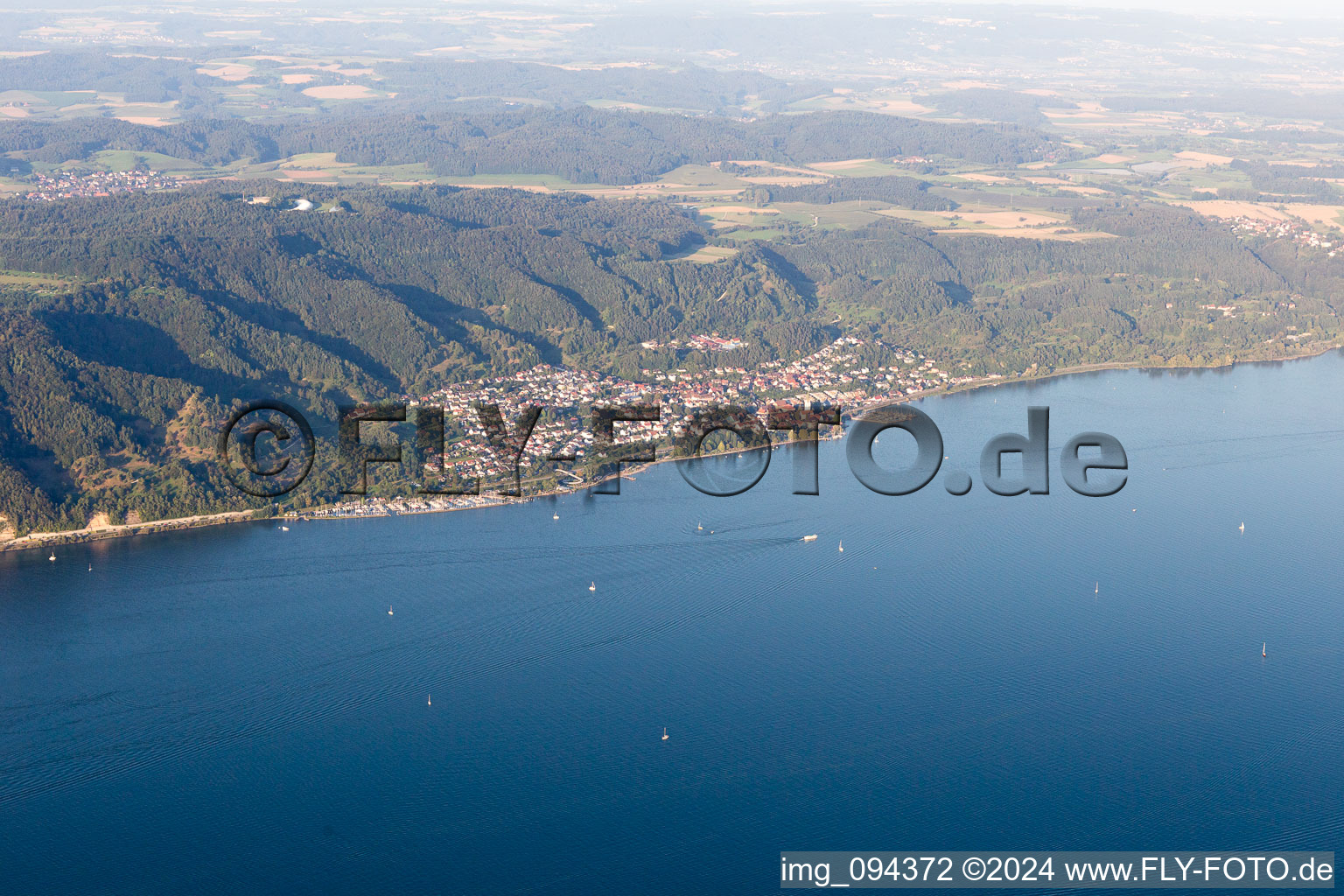 Sipplingen dans le département Bade-Wurtemberg, Allemagne vue du ciel