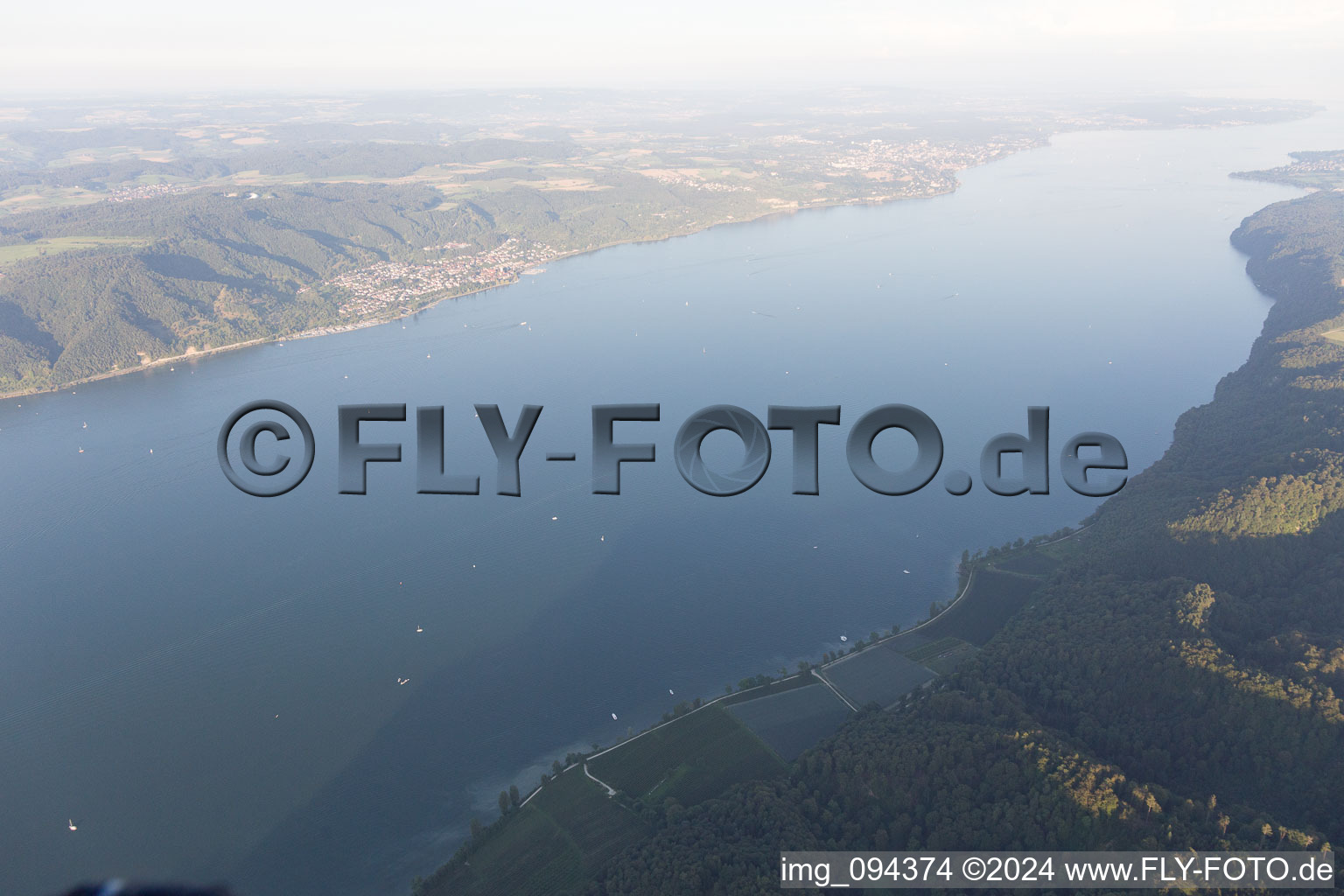 Image drone de Sipplingen dans le département Bade-Wurtemberg, Allemagne