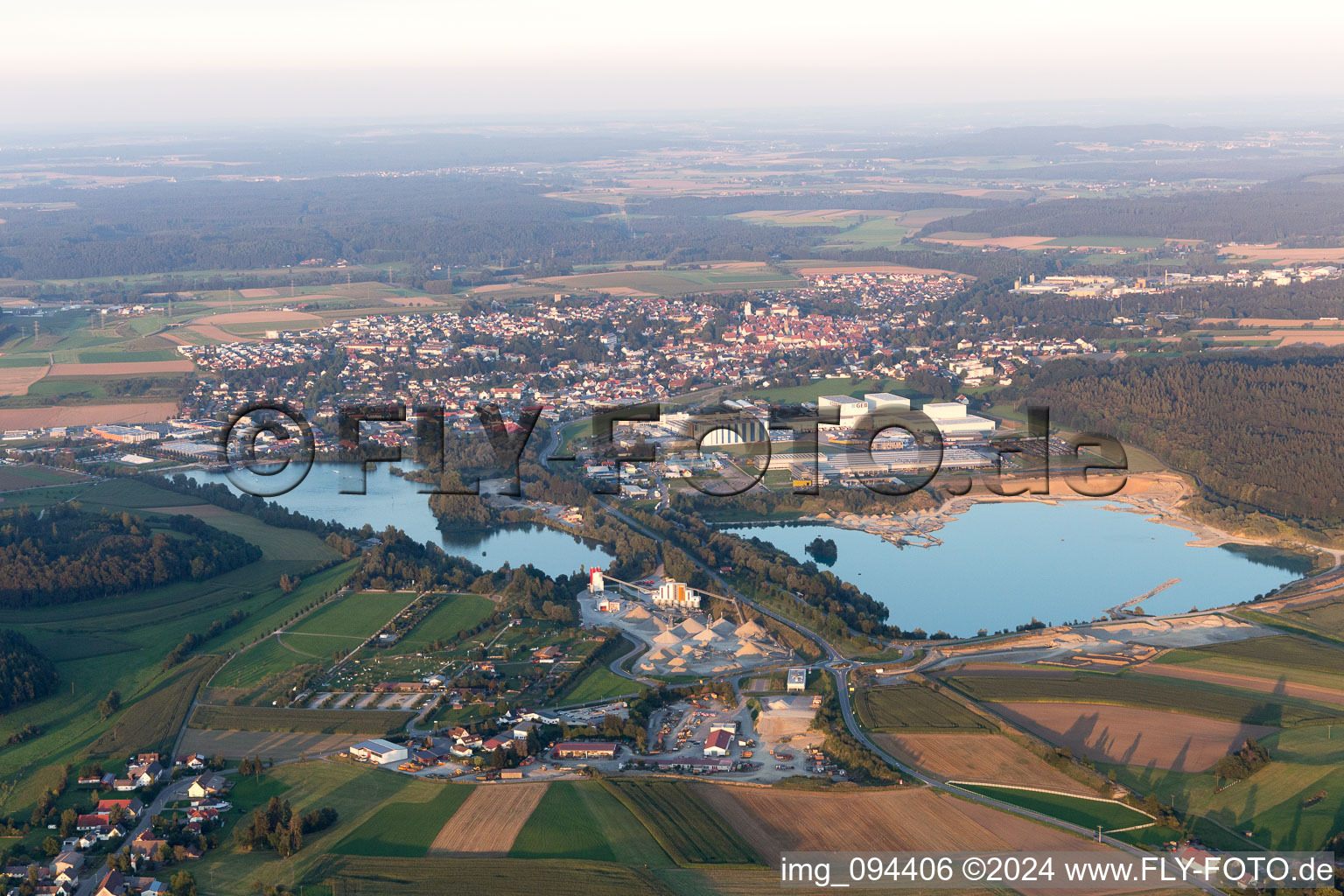 Vue aérienne de Pfullendorf dans le département Bade-Wurtemberg, Allemagne