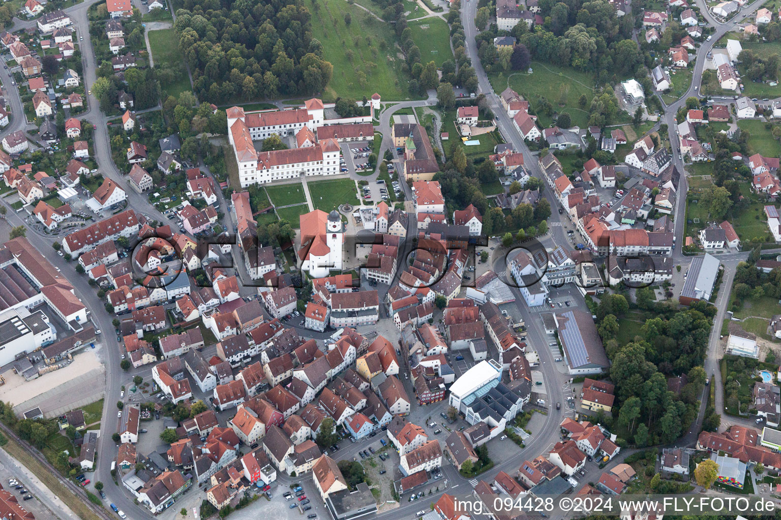 Meßkirch dans le département Bade-Wurtemberg, Allemagne d'en haut