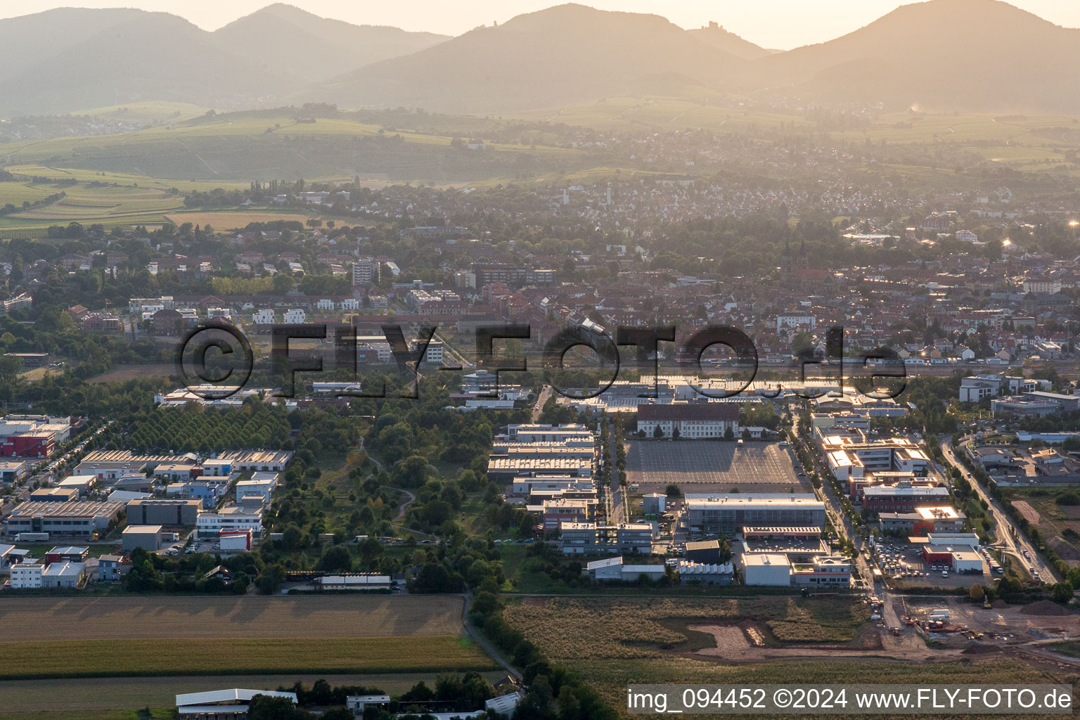 Photographie aérienne de Station de mesure à le quartier Queichheim in Landau in der Pfalz dans le département Rhénanie-Palatinat, Allemagne