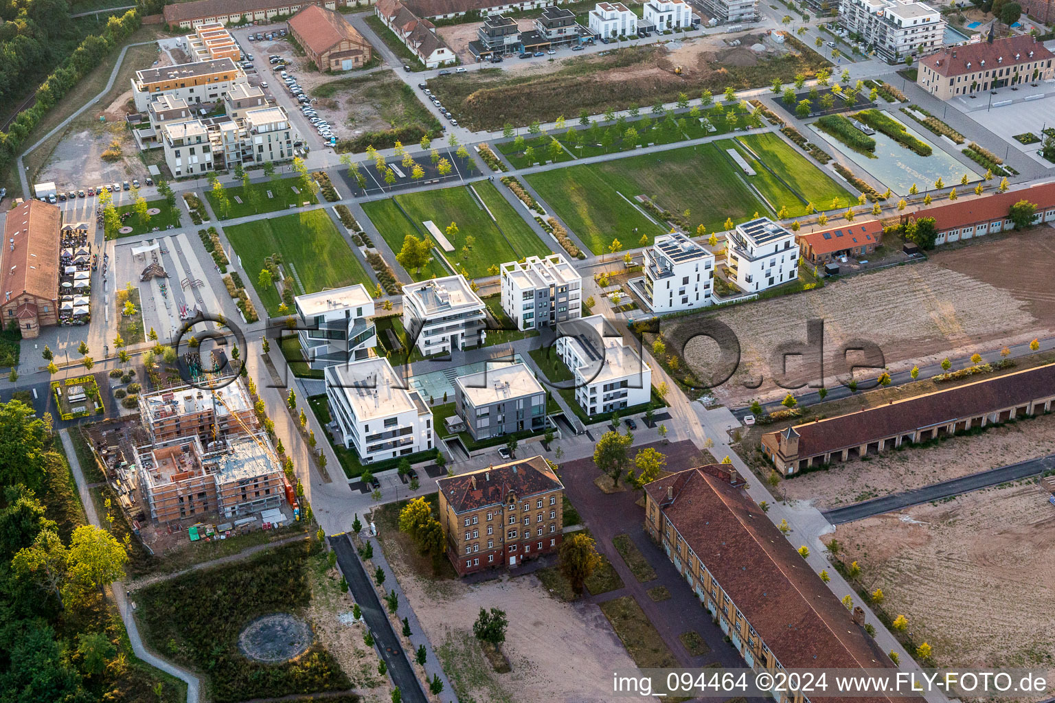 Photographie aérienne de Terrain d'exposition pour le Salon horticole national 2015 à Landau in der Pfalz dans le département Rhénanie-Palatinat, Allemagne