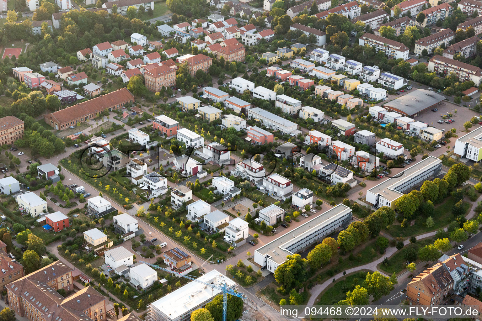 Landau in der Pfalz dans le département Rhénanie-Palatinat, Allemagne depuis l'avion