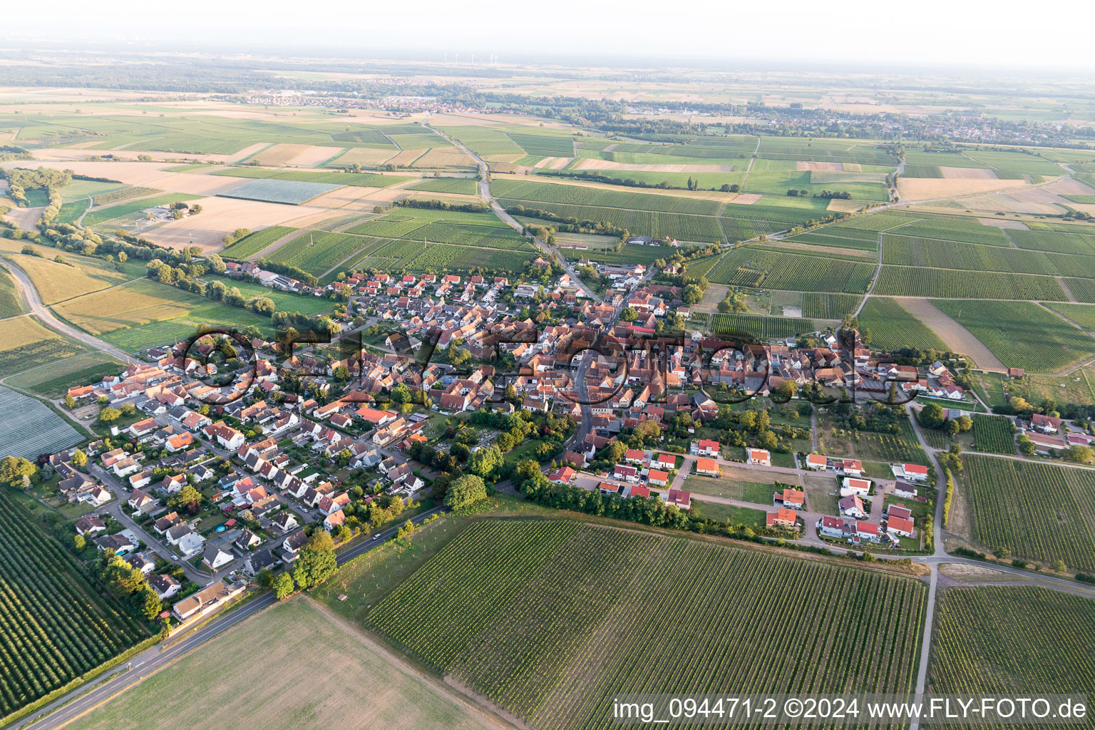 Image drone de Impflingen dans le département Rhénanie-Palatinat, Allemagne