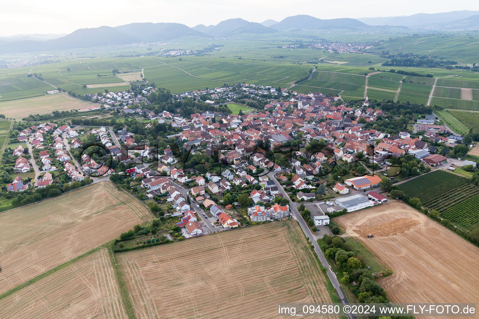 Quartier Mörzheim in Landau in der Pfalz dans le département Rhénanie-Palatinat, Allemagne vu d'un drone