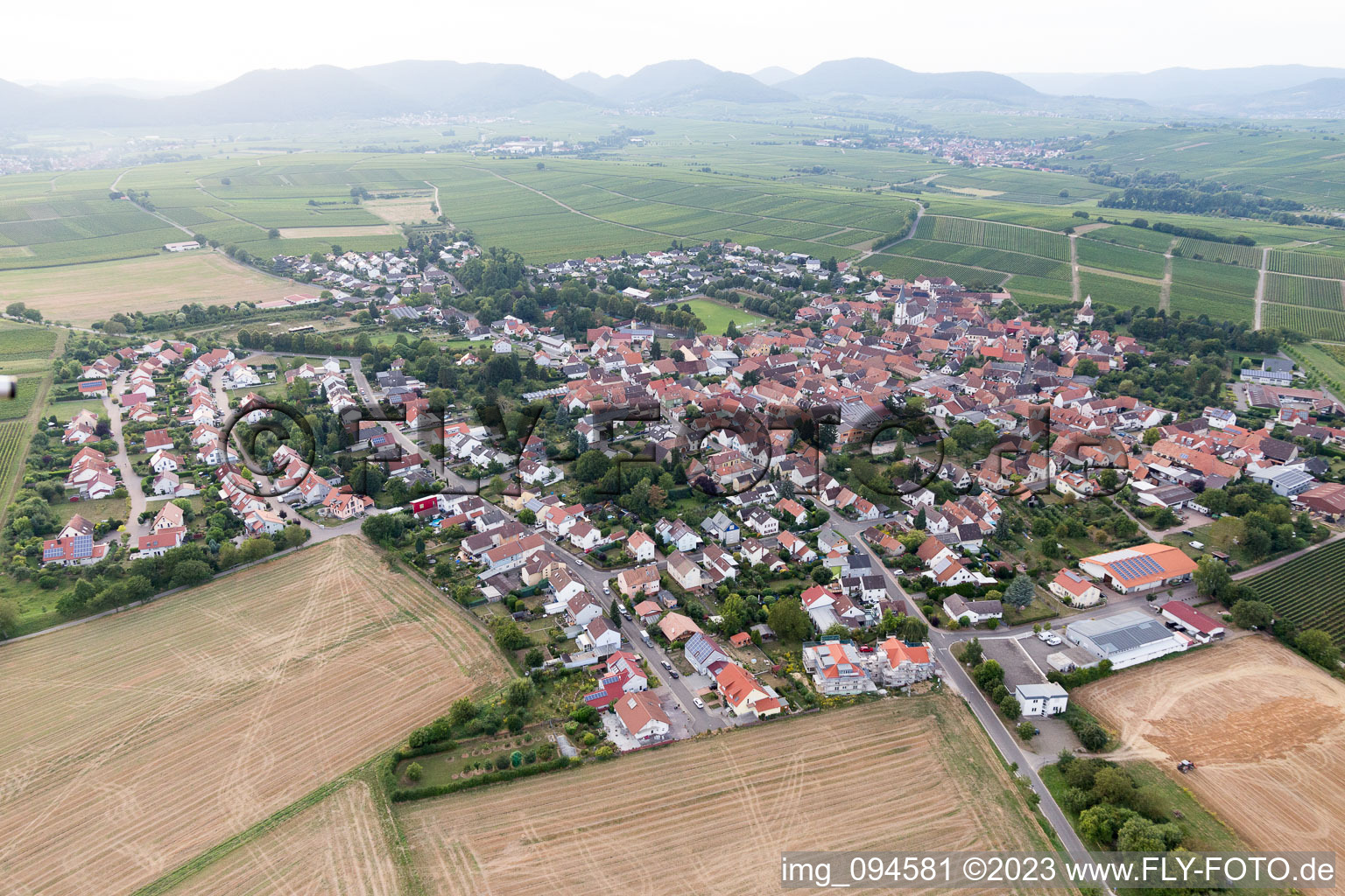 Vue aérienne de Quartier Mörzheim in Landau in der Pfalz dans le département Rhénanie-Palatinat, Allemagne