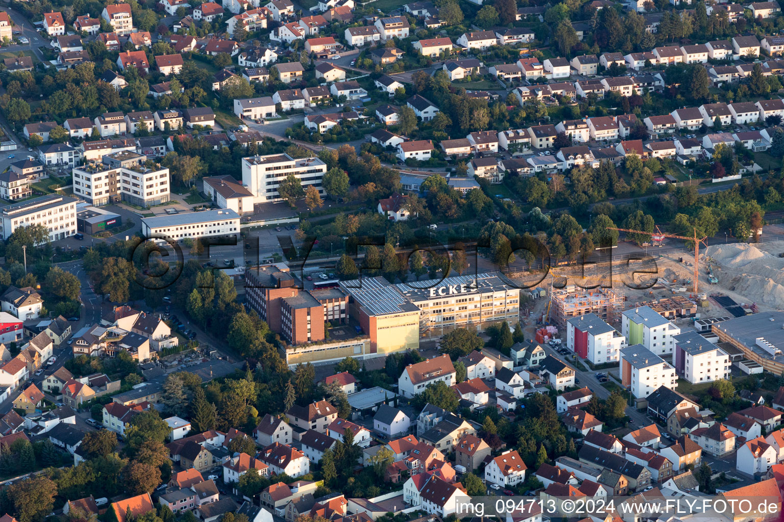 Photographie aérienne de Nieder-Olm dans le département Rhénanie-Palatinat, Allemagne