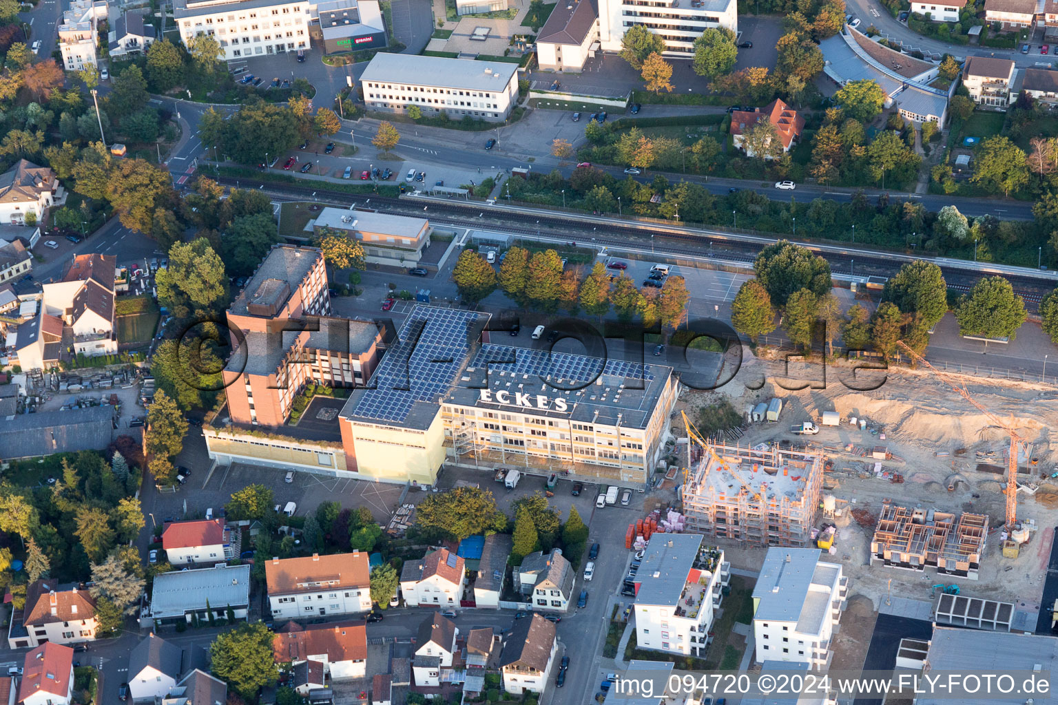 Nieder-Olm dans le département Rhénanie-Palatinat, Allemagne vue d'en haut