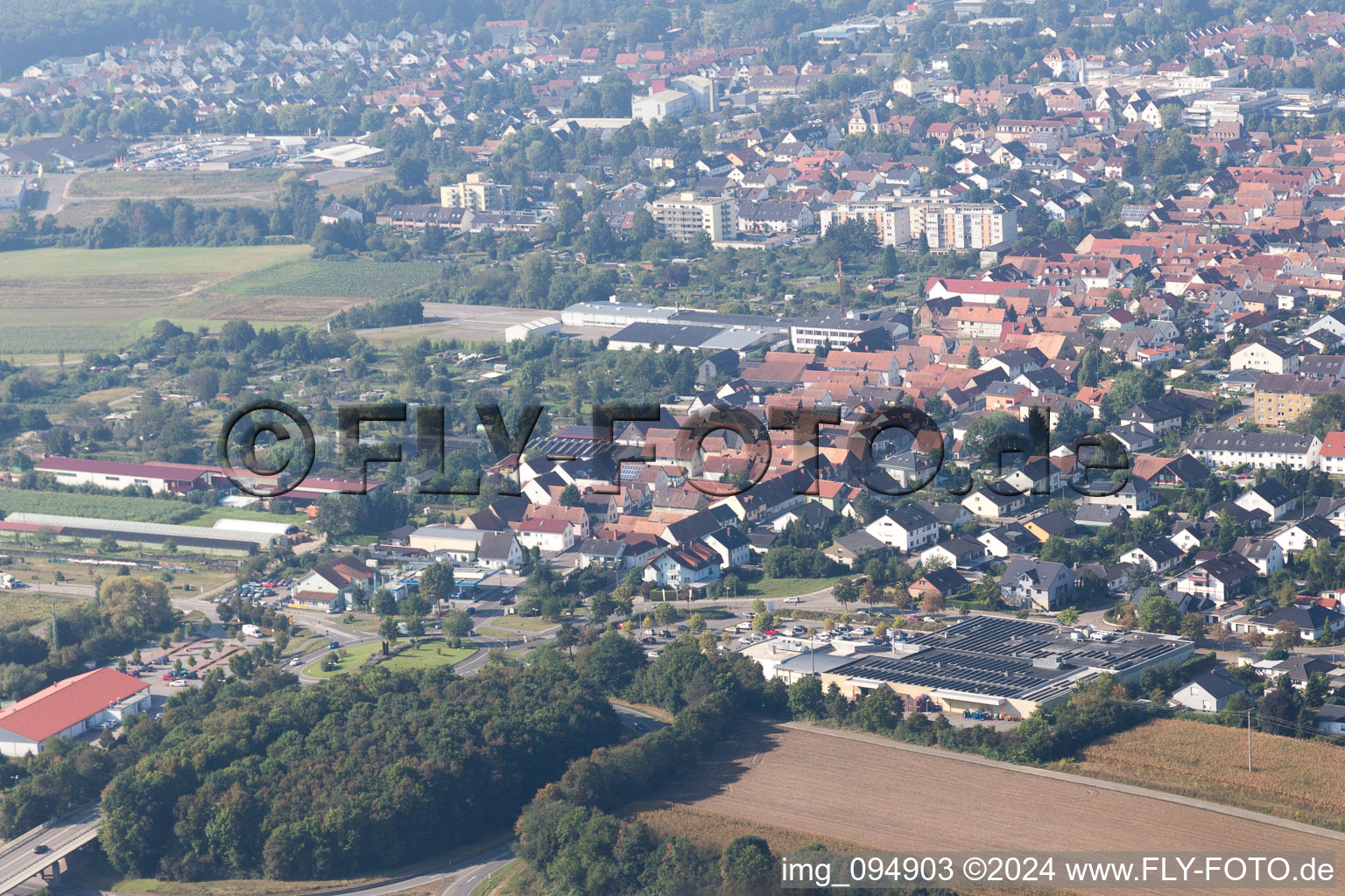 Image drone de Kandel dans le département Rhénanie-Palatinat, Allemagne