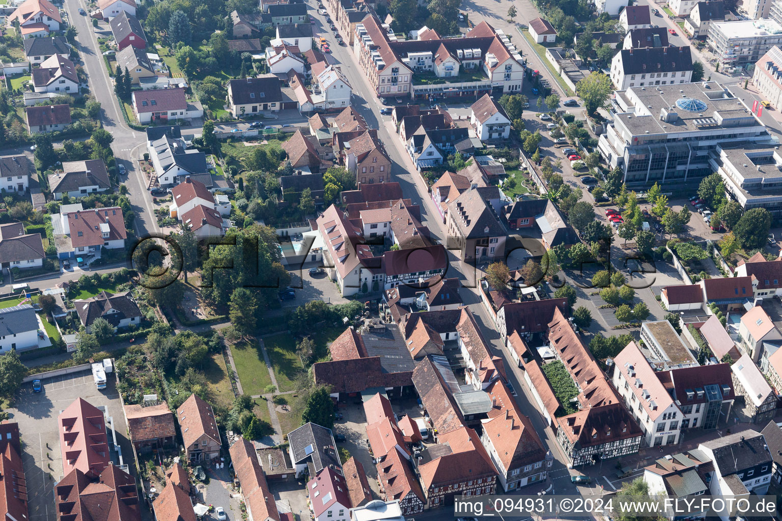 Image drone de Kandel dans le département Rhénanie-Palatinat, Allemagne