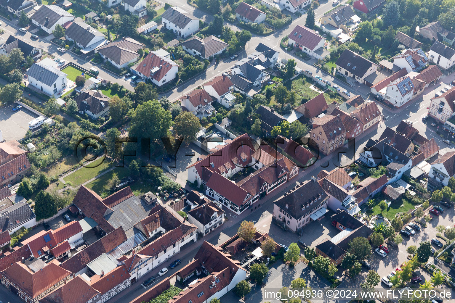 Photographie aérienne de Kandel dans le département Rhénanie-Palatinat, Allemagne