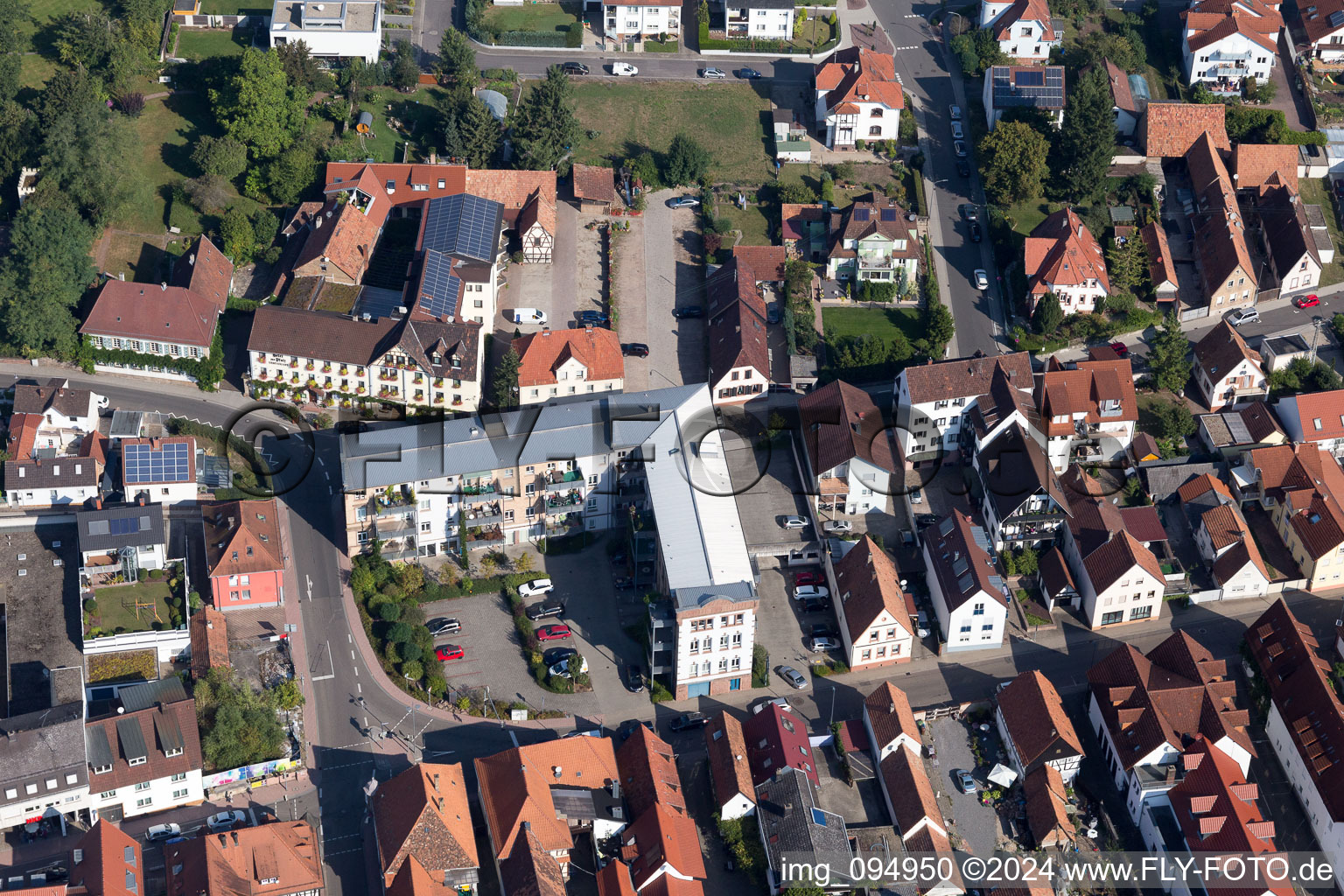 Photographie aérienne de Kandel dans le département Rhénanie-Palatinat, Allemagne