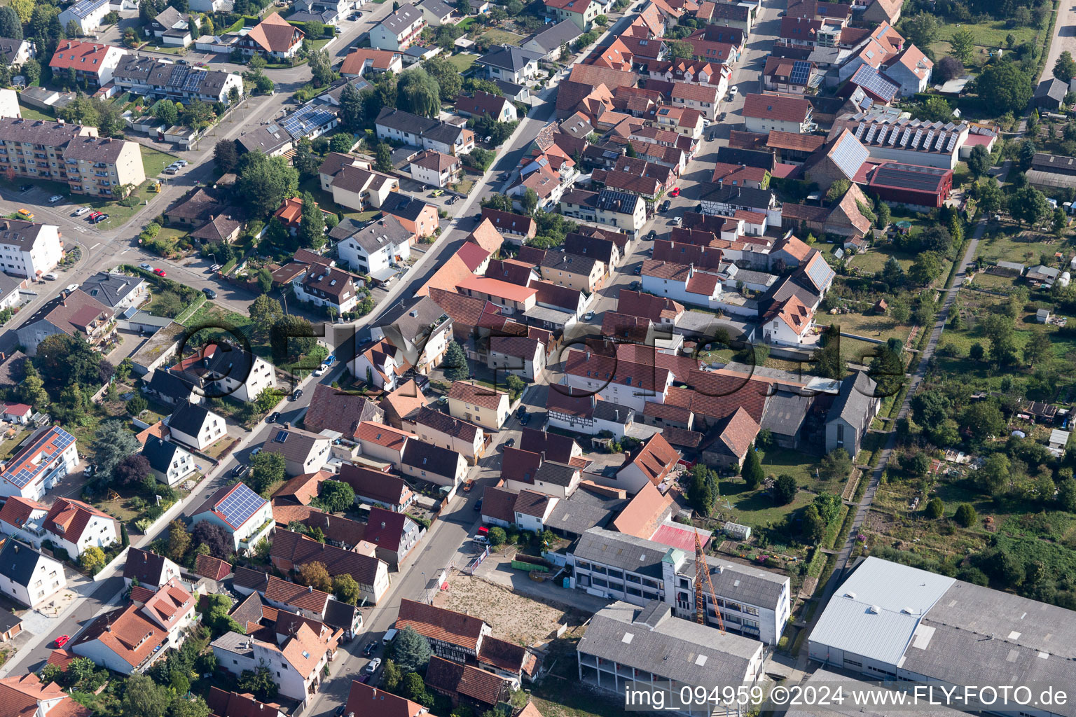 Image drone de Kandel dans le département Rhénanie-Palatinat, Allemagne