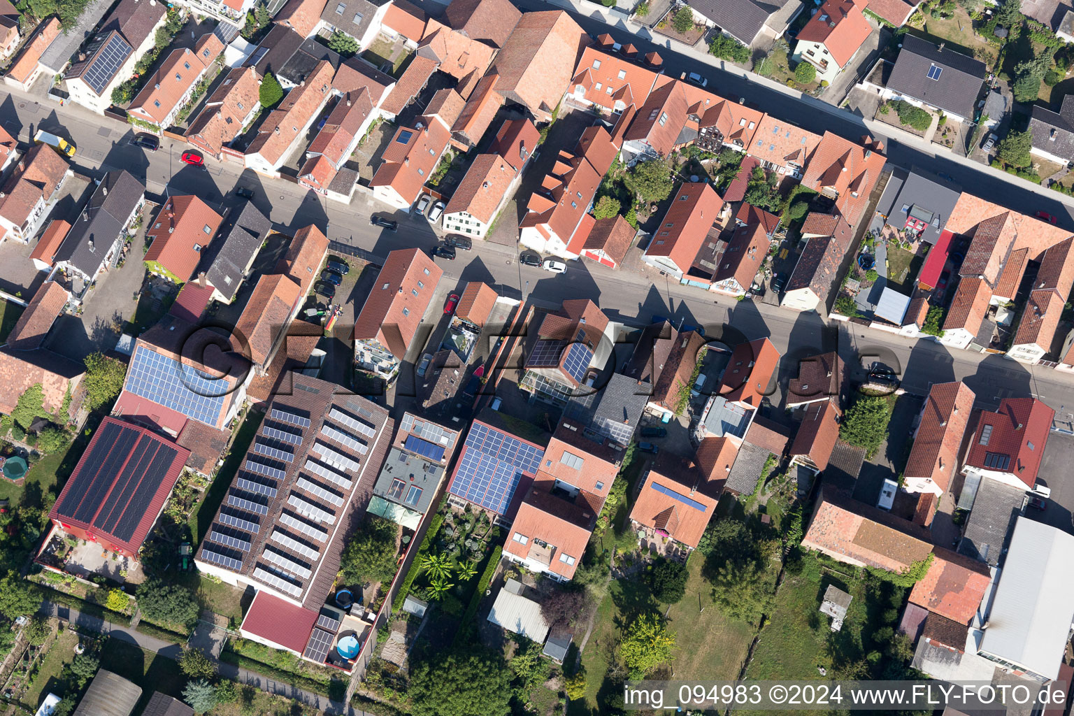 Kandel dans le département Rhénanie-Palatinat, Allemagne d'en haut