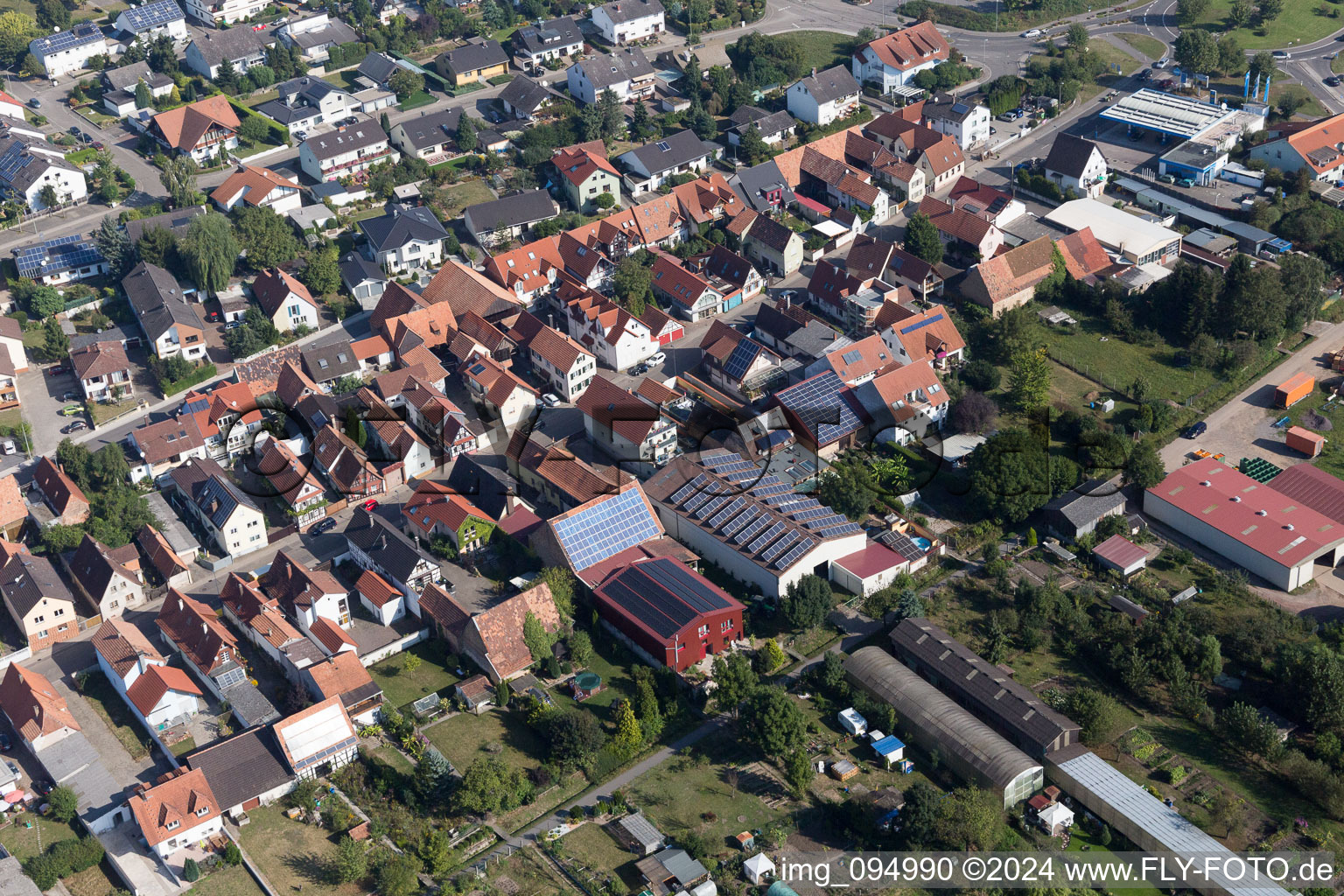 Image drone de Kandel dans le département Rhénanie-Palatinat, Allemagne