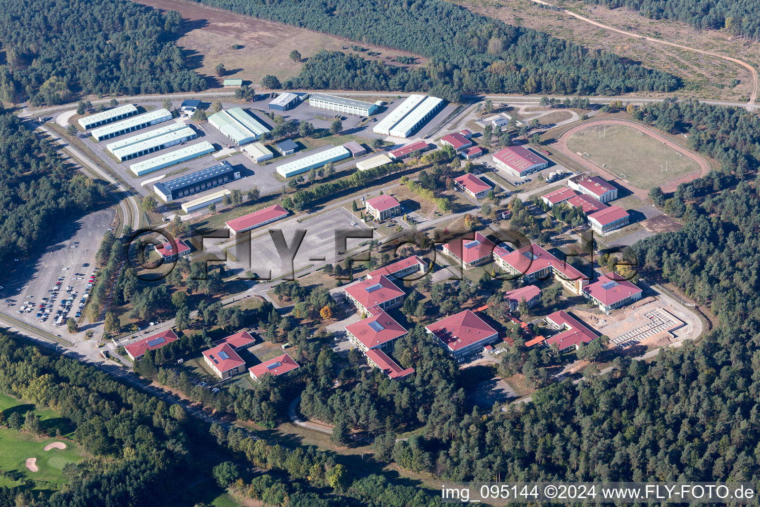 Enregistrement par drone de Bitche dans le département Moselle, France