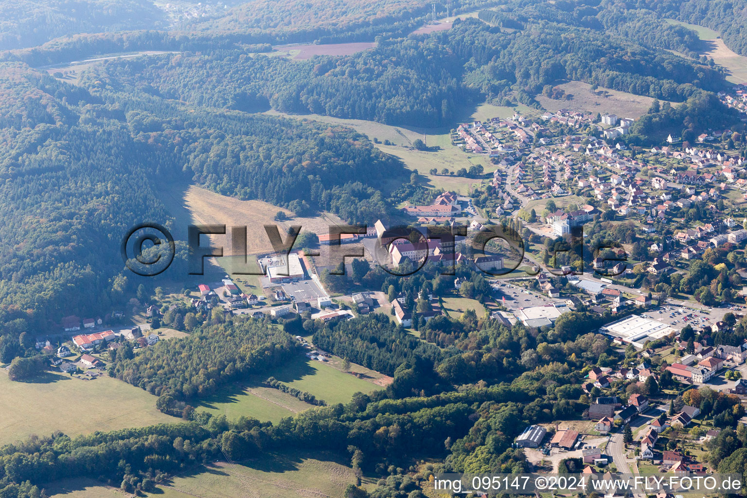 Bitche dans le département Moselle, France d'un drone