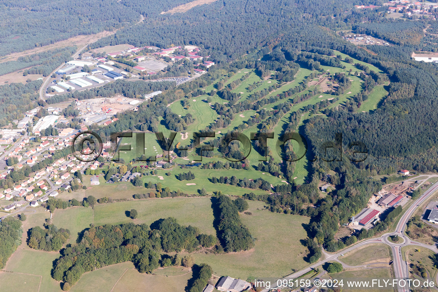 Image drone de Bitche dans le département Moselle, France