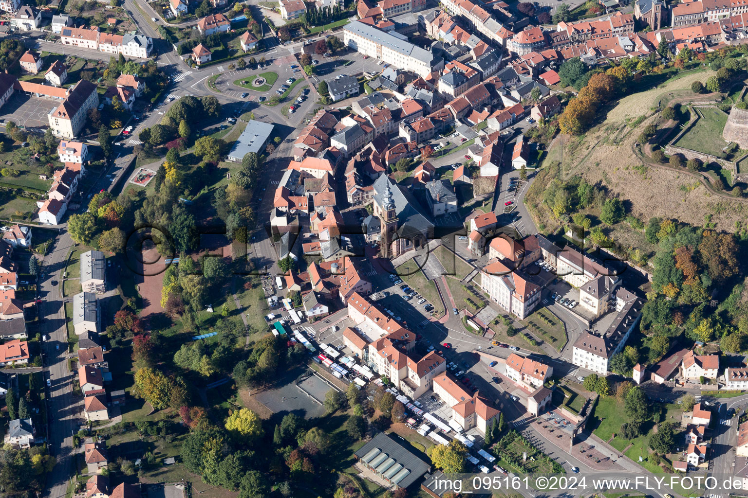 Bitche dans le département Moselle, France d'un drone