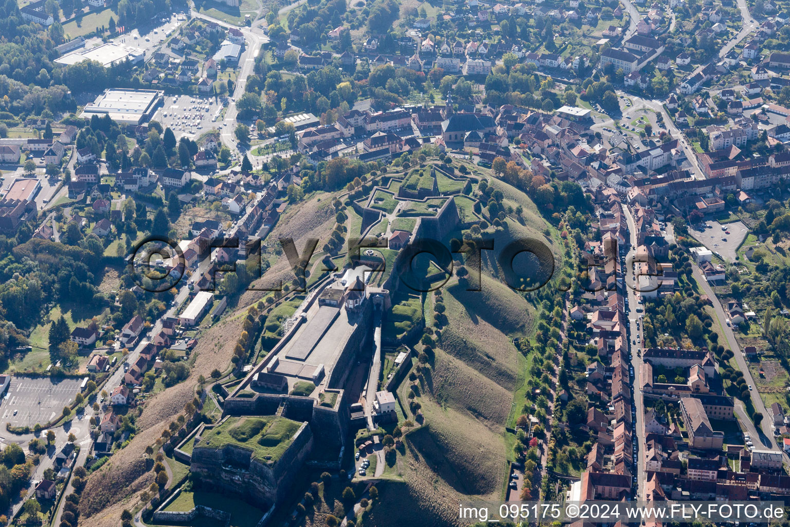 Bitche dans le département Moselle, France d'un drone