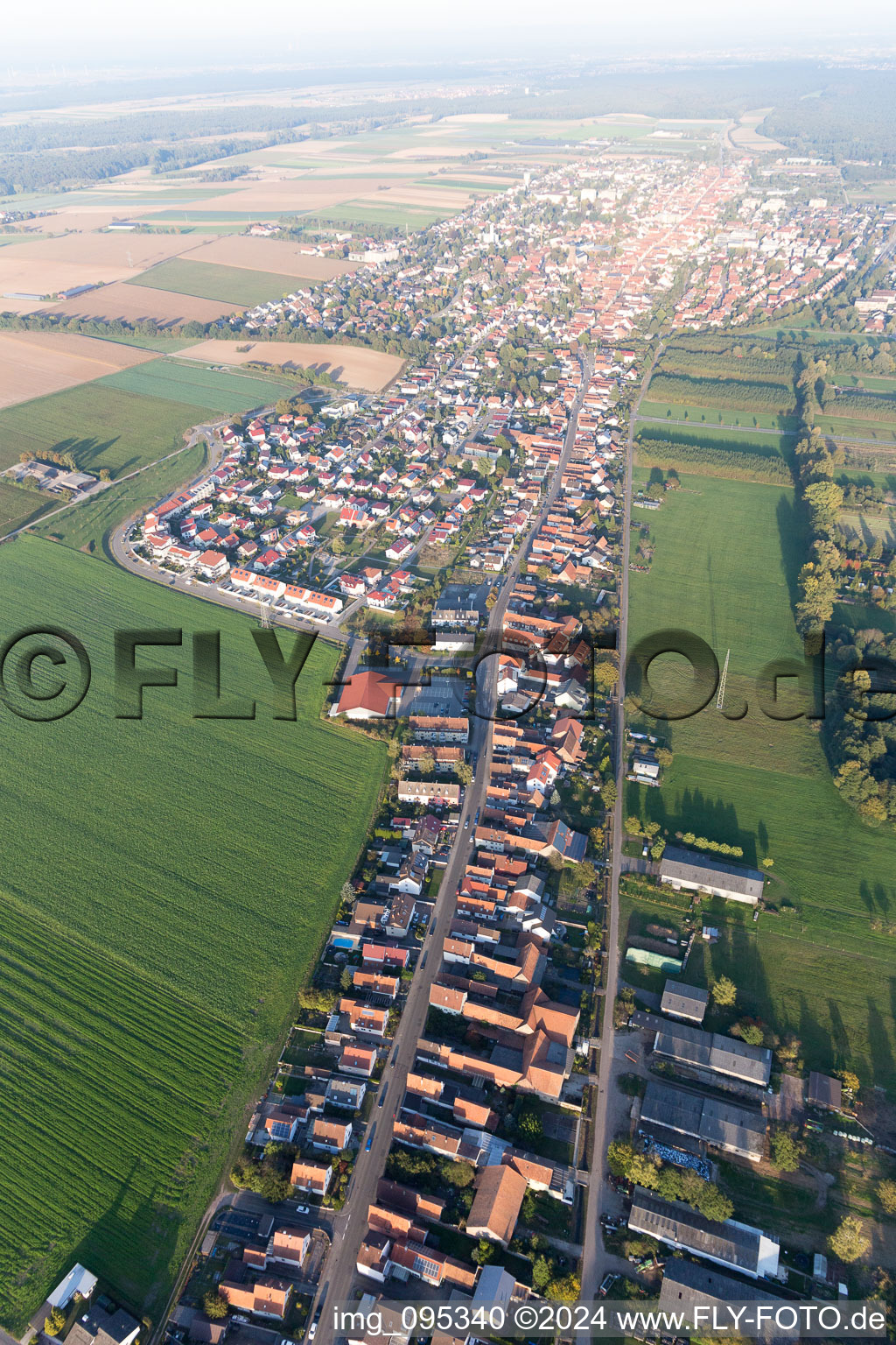 Image drone de Kandel dans le département Rhénanie-Palatinat, Allemagne