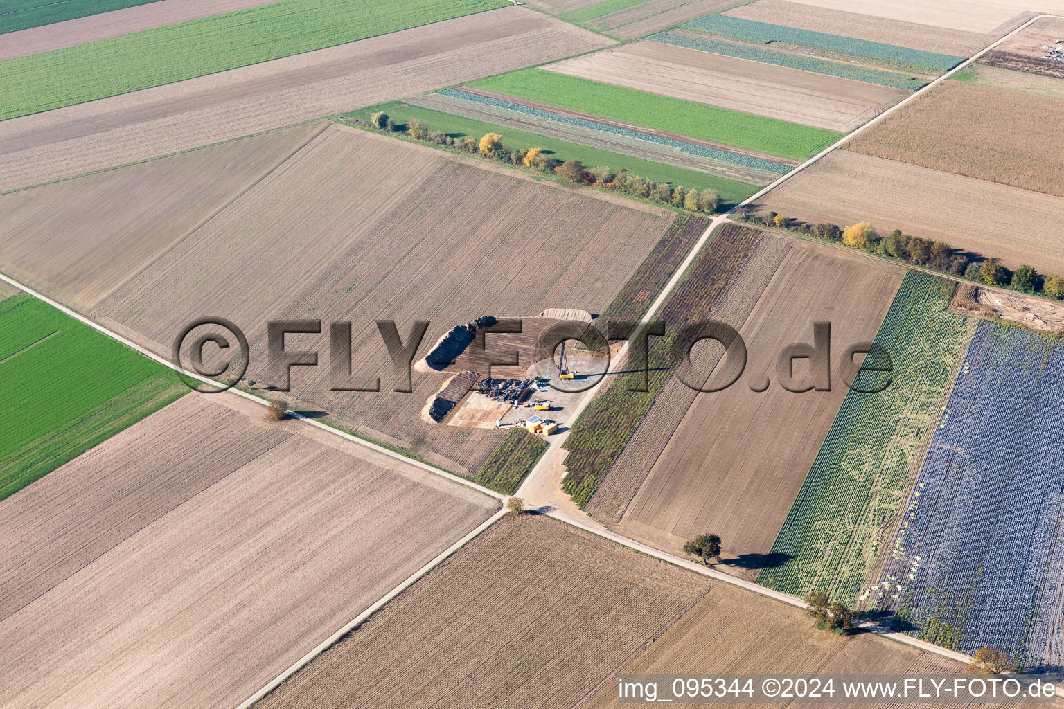 Photographie aérienne de Hatzenbühl dans le département Rhénanie-Palatinat, Allemagne