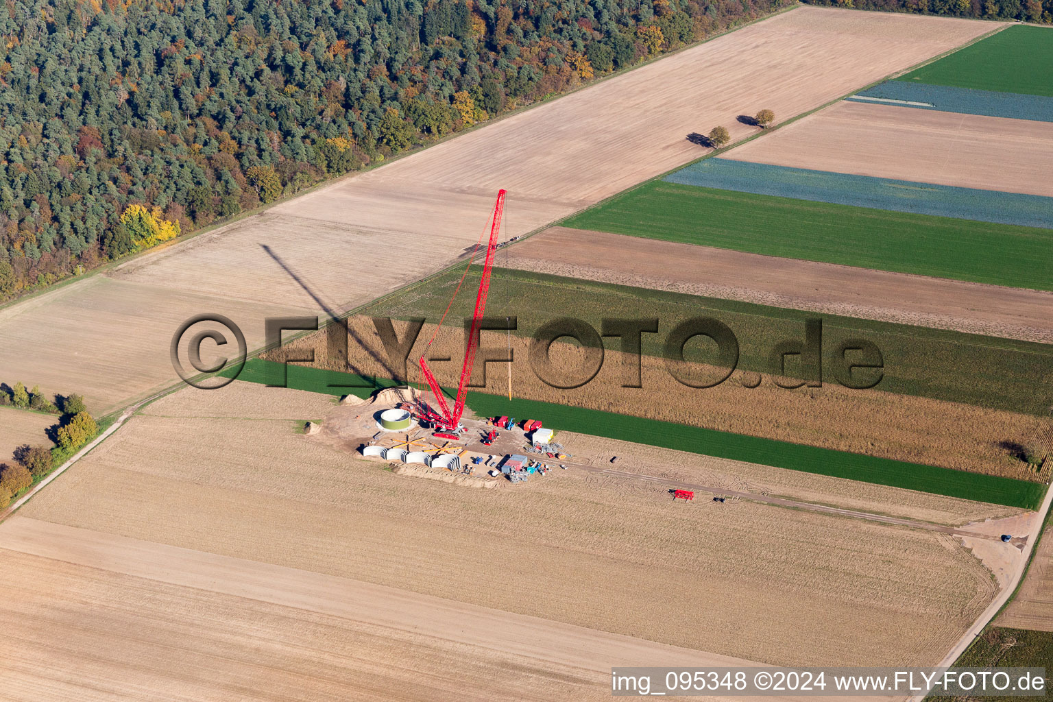 Hatzenbühl dans le département Rhénanie-Palatinat, Allemagne vue d'en haut