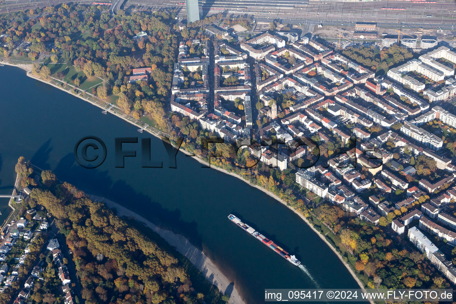 Photographie aérienne de Stéphanie banque à le quartier Lindenhof in Mannheim dans le département Bade-Wurtemberg, Allemagne