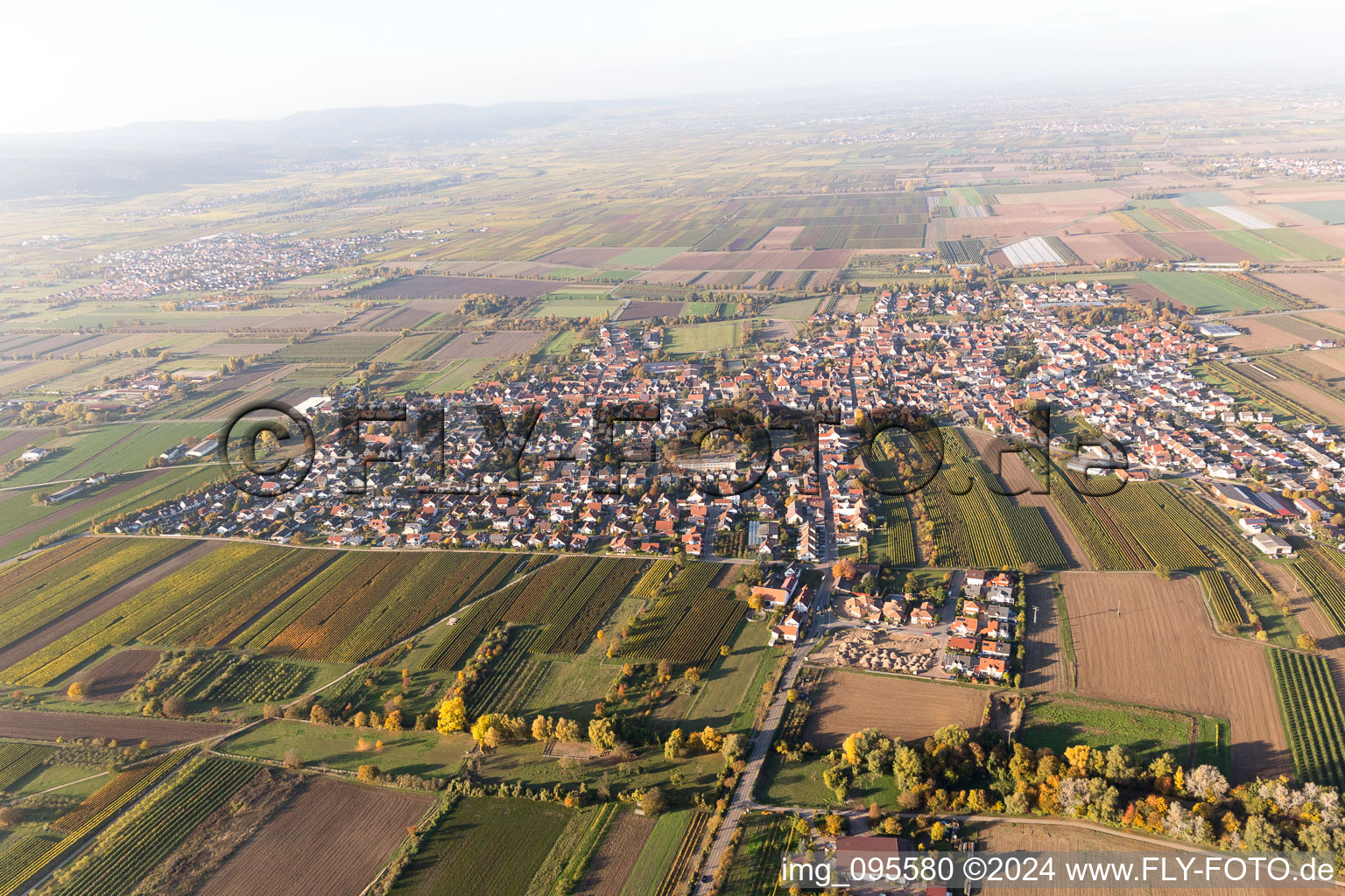 Photographie aérienne de Meckenheim dans le département Rhénanie-Palatinat, Allemagne