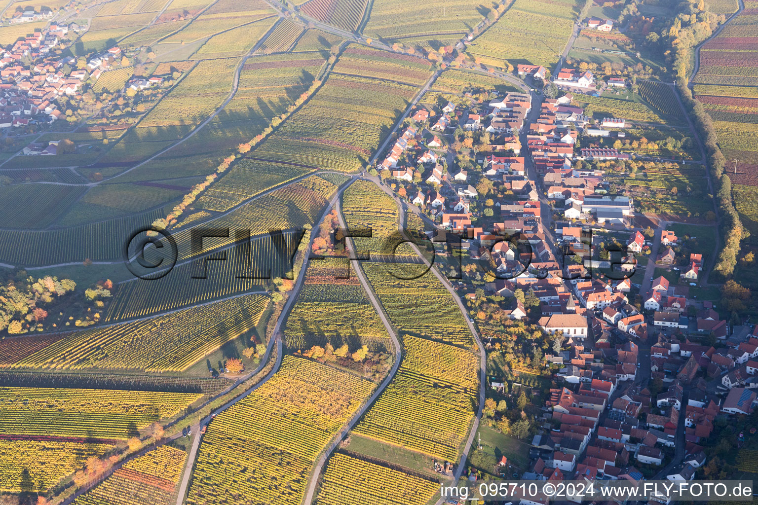 Ranschbach dans le département Rhénanie-Palatinat, Allemagne vue du ciel