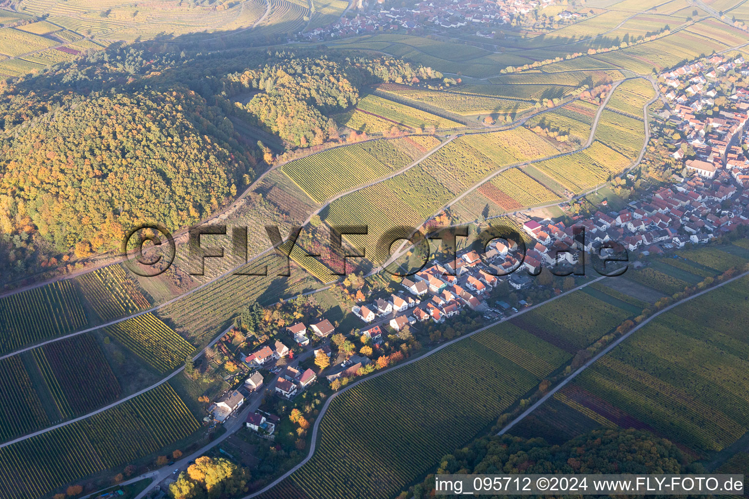 Image drone de Ranschbach dans le département Rhénanie-Palatinat, Allemagne