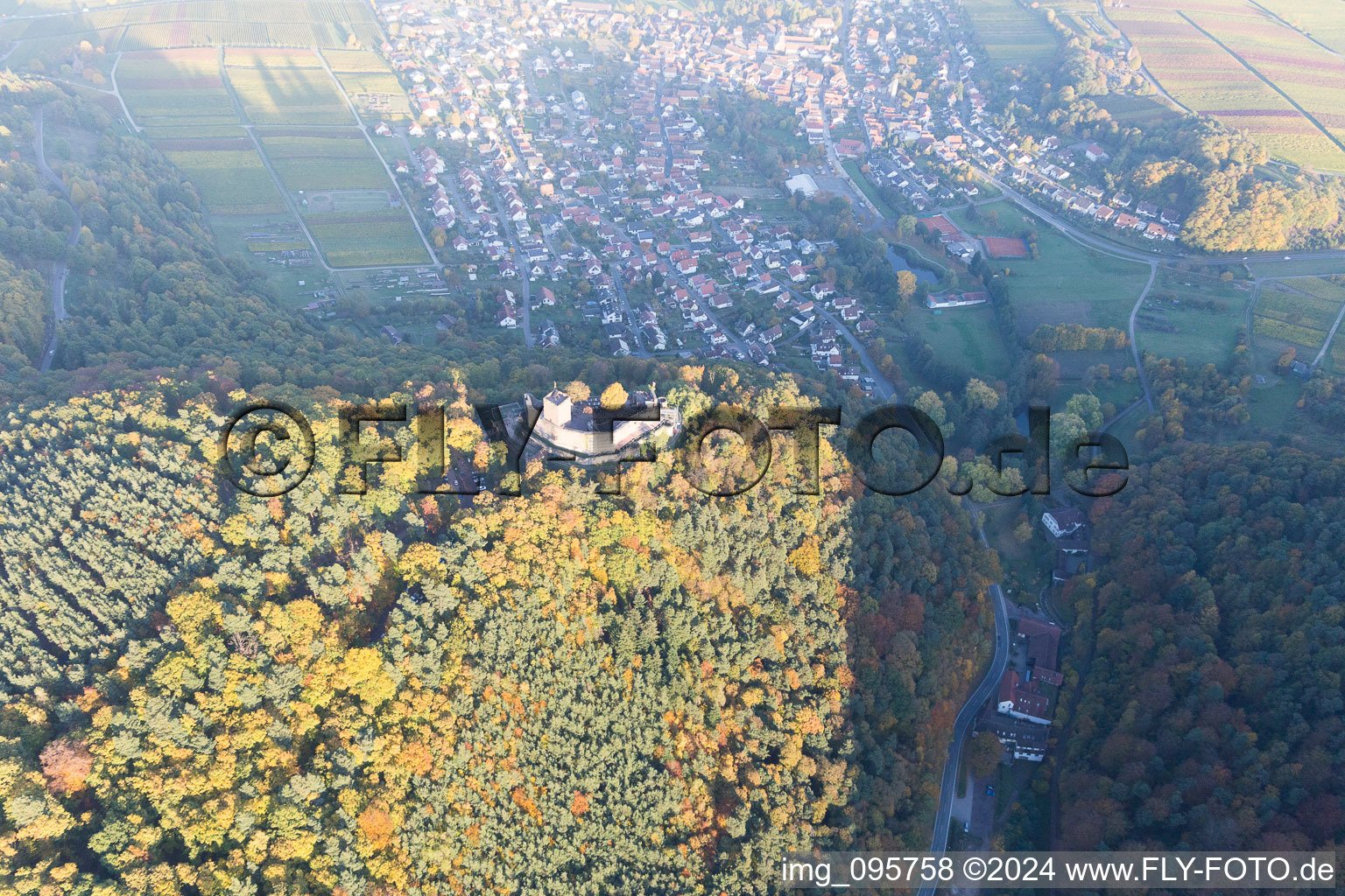 Klingenmünster dans le département Rhénanie-Palatinat, Allemagne d'en haut