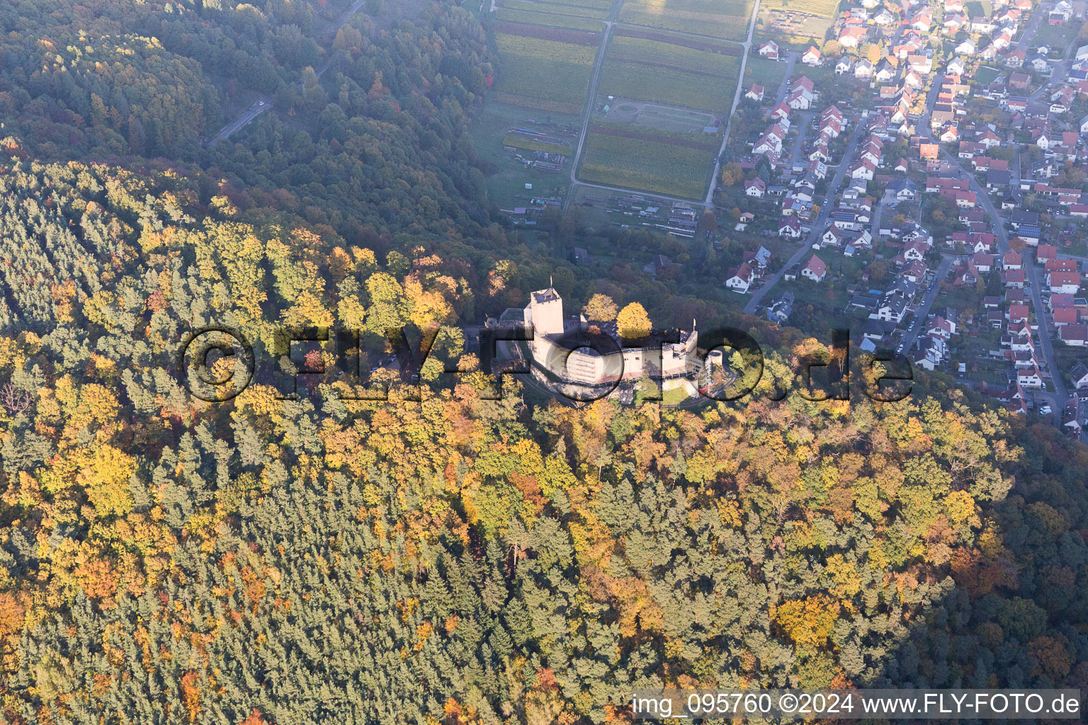 Klingenmünster dans le département Rhénanie-Palatinat, Allemagne vue d'en haut