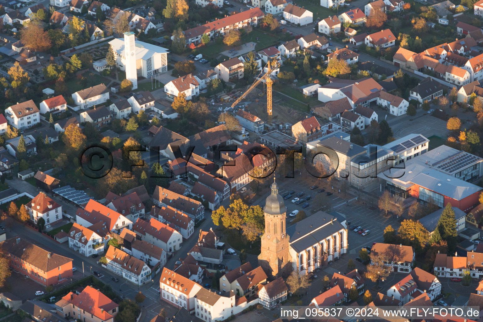 Photographie aérienne de Kandel dans le département Rhénanie-Palatinat, Allemagne