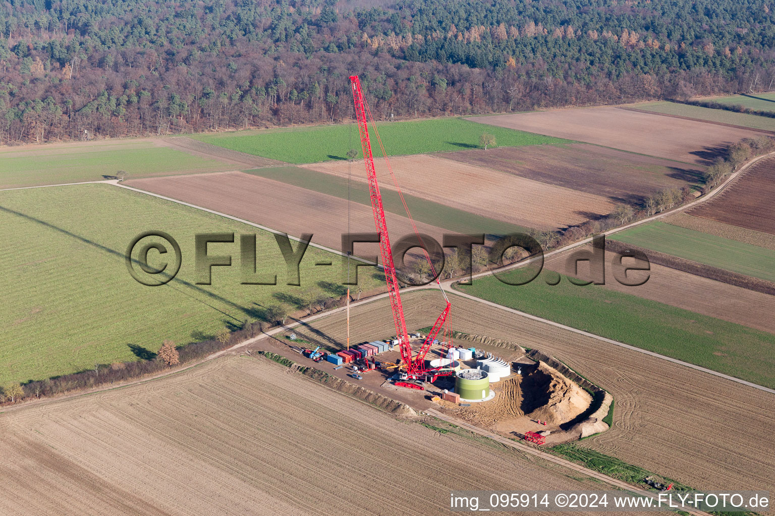 Hatzenbühl dans le département Rhénanie-Palatinat, Allemagne vue du ciel