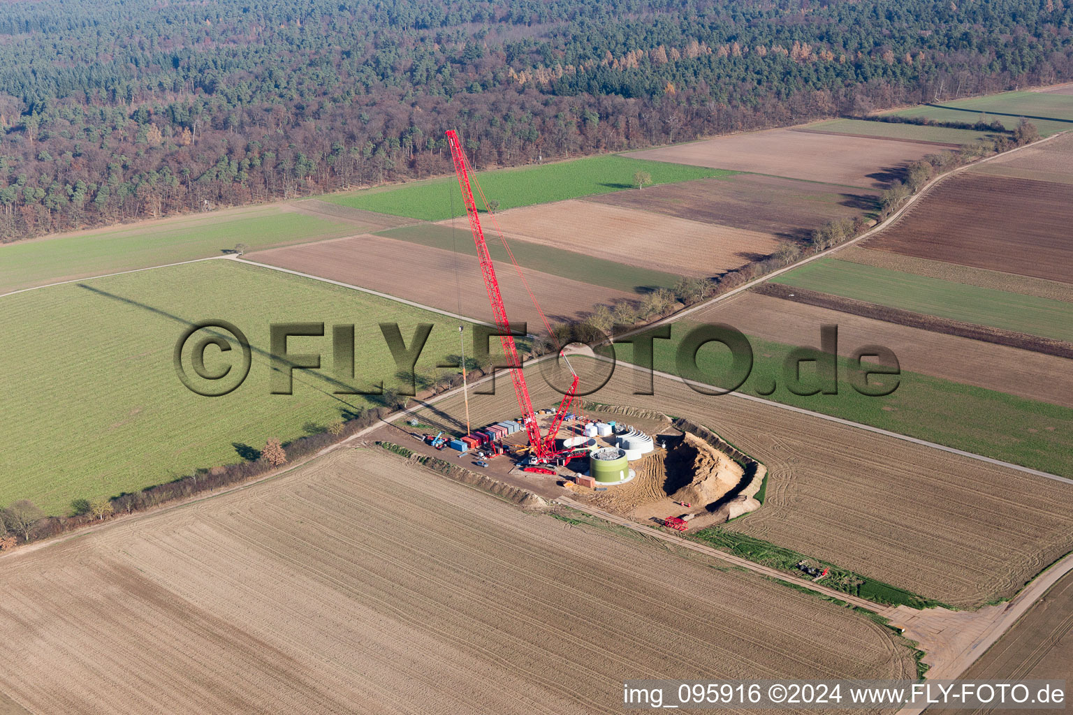 Enregistrement par drone de Hatzenbühl dans le département Rhénanie-Palatinat, Allemagne