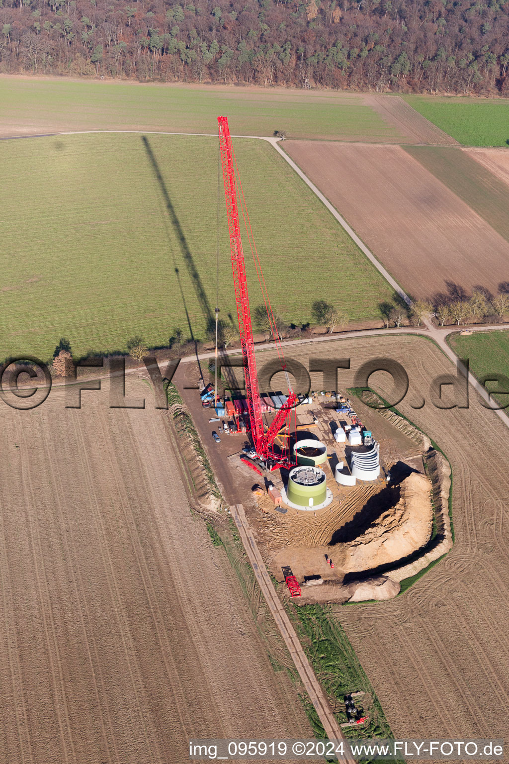 Hatzenbühl dans le département Rhénanie-Palatinat, Allemagne d'un drone