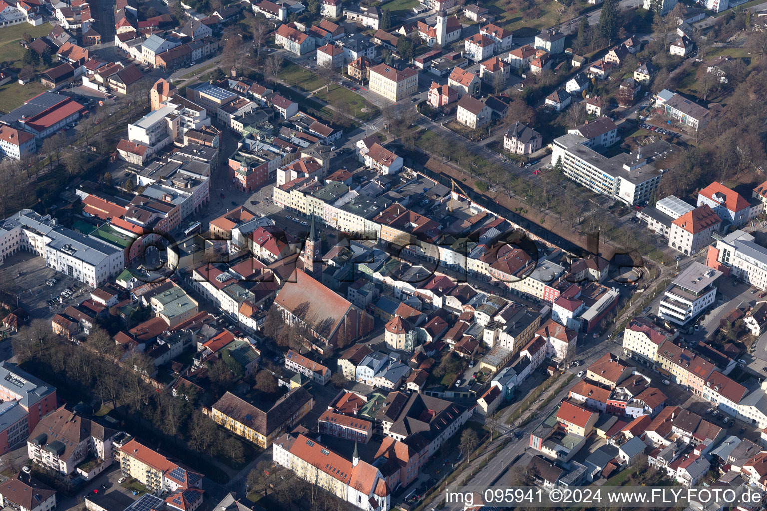 Gartlberg à Pfarrkirchen dans le département Bavière, Allemagne d'en haut