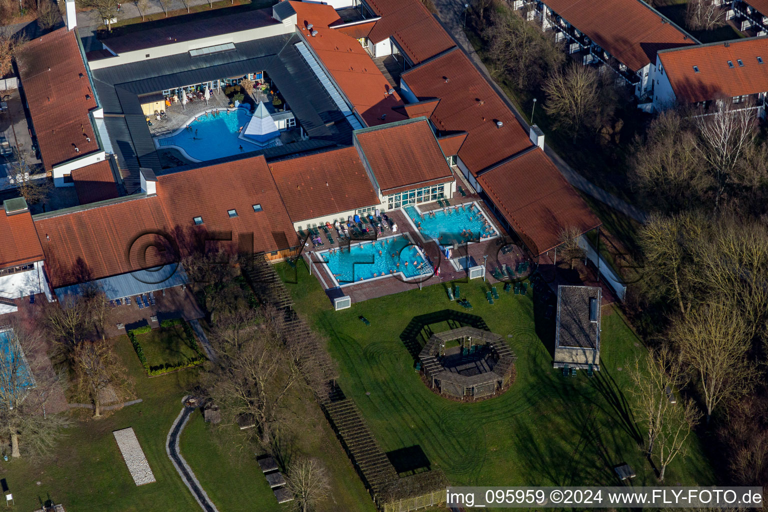 Quartier Aunham in Bad Birnbach dans le département Bavière, Allemagne vue du ciel