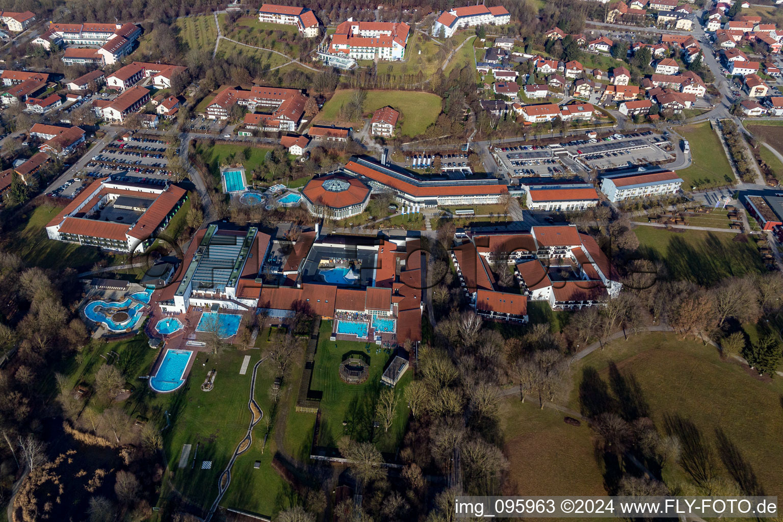 Photographie aérienne de Quartier Gries in Bad Birnbach dans le département Bavière, Allemagne