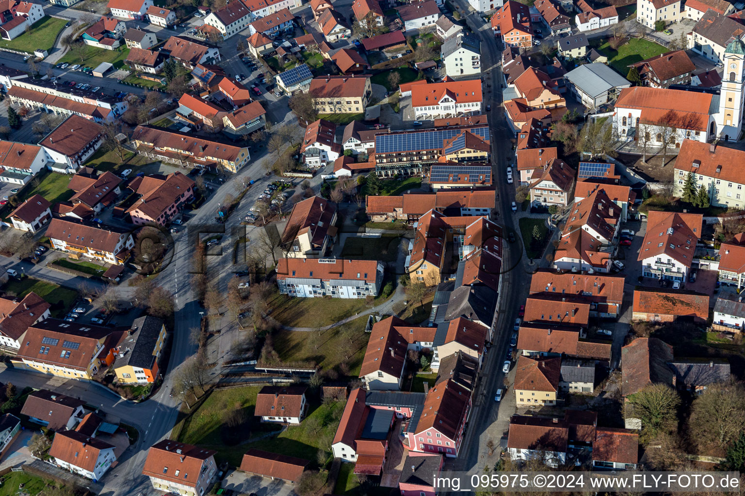 Image drone de Bad Birnbach dans le département Bavière, Allemagne