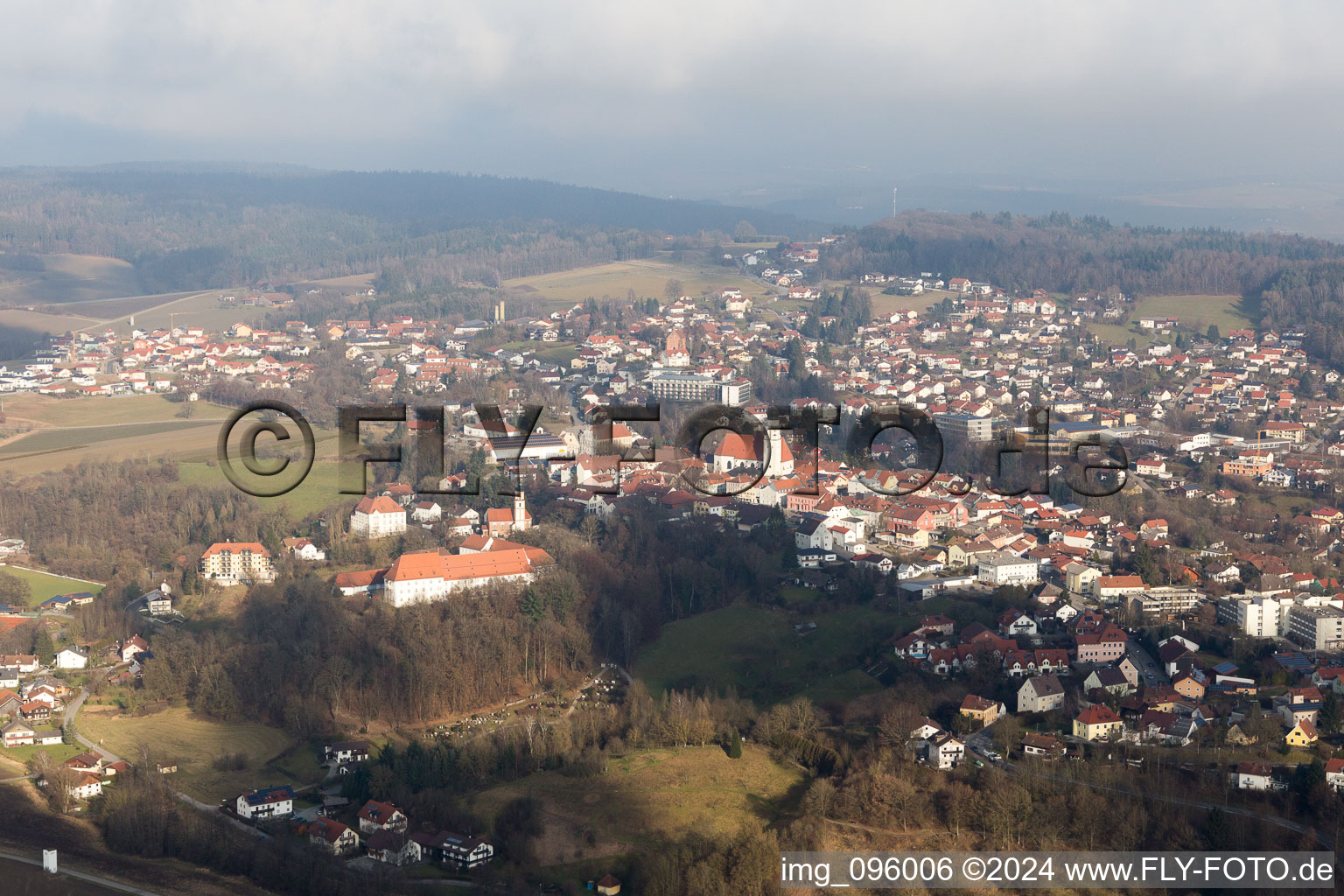 Photographie aérienne de Bad Griesbach dans le département Bavière, Allemagne