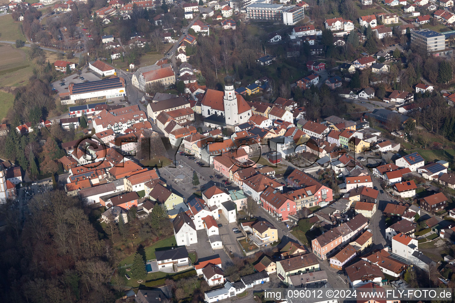 Photographie aérienne de À Rottal à Bad Griesbach dans le département Bavière, Allemagne